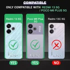 Rubber Mobile Back Cover for Poco M6 Plus / Redmi 13 5G 