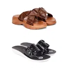 Combo of Flats with Sandals for Women 