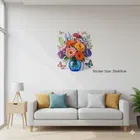 Fancy 3D Floral Wall Sticker 