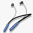 Bluetooth Headset Neckband Bt 165,  Hd Sound Quality (Blue, True Wireless)