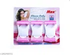 Female Body Razors (Pink & White, Pack of 6)