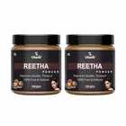 Natural Reetha Powder-  for Skin & Hair Combo Pack of 2 Jar 