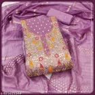 Embroidered Floral Patiala Suit for Women 