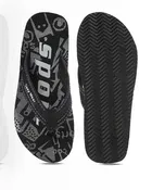 Cozy Wear Slippers for Men - Pack of 2, Black, Size 6
