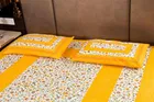 Cotton Queen Bedsheet with 2 Pillow Cover 