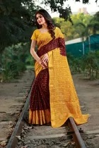 Art Silk Printed Saree for Women 