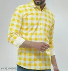 Cotton Blend Checked Shirts for Men, Multicolor, Pack of 3 