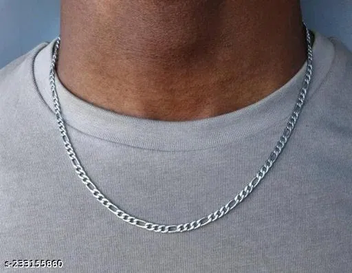 Stainless Steel Chain for Men (Silver)
