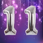 Foil Balloon for Birthday Celebration, No. 11 