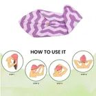 Safina Zig Zag Hair Towel Wrap 24x63 cm Pack of 2