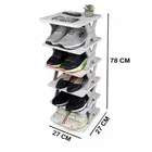 6-Layer Multi-Purpose Plastic Shoe Rack 