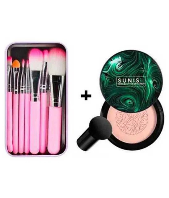 Lenon Beauty Concealer Brush,Foundation Brush (Pack of 3) (10 g) (S16)