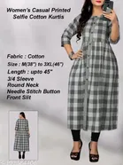 Cotton Printed Kurti for Women 