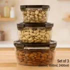 Round 3 Pcs Food Storage Container 