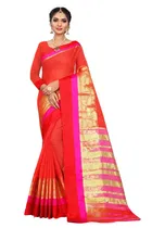 Cotton Embellished Saree for Women 