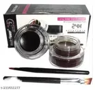 Waterproof Eye Liner Gel with Brushes 