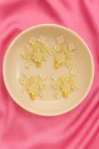 Women's Crystal Leaf & Floral Design Hair Clip Set 