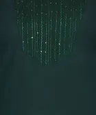 Viscose Rayon Embroidered A-Line Kurti with Pant 