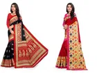 Khadi Silk Printed Saree for Women 