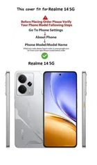 Artificial Leather Flip Cover for Realme 14 