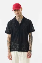 Polyester Half Sleeves Printed Shirt for Men 