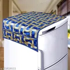 KANUSHI Industries® 1 Pc Microwave/Oven Top Cover + 1 Pc Fridge/Refrigerator Top Cover + 4 Fridge Mate 