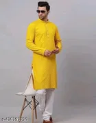 Embellished Regular Kurta for Men 