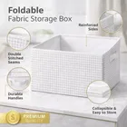 Foldable fabric storage box 28*28*13