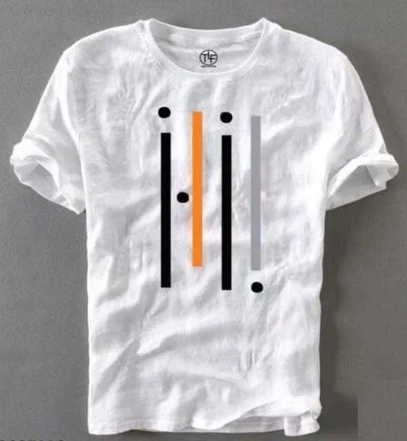 Best Hot Selling Cotton Blend Half Sleeves T-Shirt For Men (White, XL) (R-18)