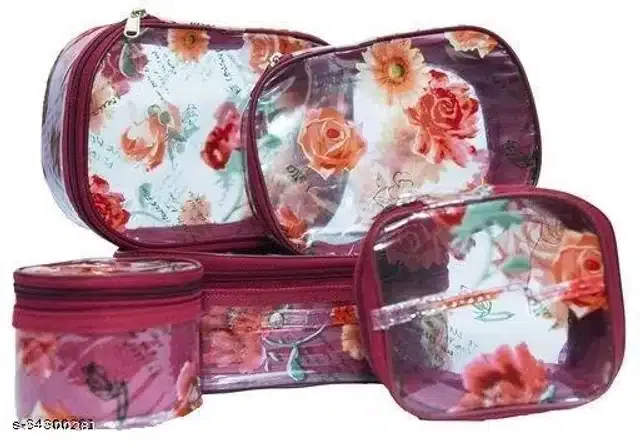 Jewellery Organizer Storage Bags (Multicolor, Set of 5)