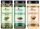 Herbs Library Green Coffee Beans, Chia Seeds and Quinoa Seeds 