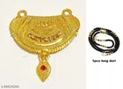 Brass Mangalsutra for Women (Gold & Black)