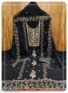 Embellished Embroidered Palazzo Suit Set 