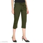 Cotton Lycra Trouser for Women 