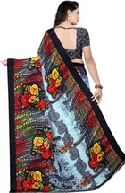 Crepe Printed Saree for Women 