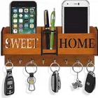 KC Art wooden Keyholder- OM & Sweet Home, Pack of 2