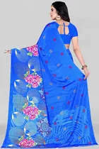 Crepe Printed Saree for Women 