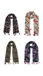 Chiffon Printed Scarves for Women & Girls 