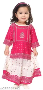 Rayon Kurta Set for Girls 
