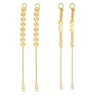 One Gram Gold Plated Alloy Ear Chain For Women's And Girl's 