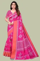 Cotton Printed Saree for Women 