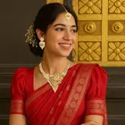 Gold Plated Necklace with Earrings for Women 