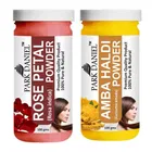 Park Daniel Pure & Natural Rose Petal Powder & Amba Haldi Powder 