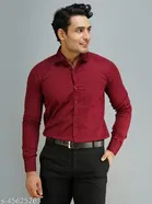 Cotton Blend Solid Shirts for Men, Multicolor 