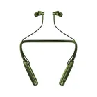 TRD Wireless Bluetooth in-Ear Neckband with Mic (Green & Black)