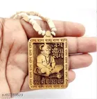 Wood Kanthi Mala with Locket for Men 