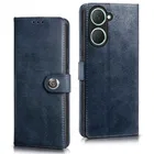 Artificial Leather Flip Cover for POCO C71 