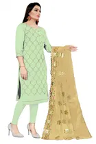 Chanderi Cotton Unstitched Dress Material for Women 