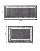 Alaqsa Cotton Runner [15x47 inch/15x23 inc] Pack of 2