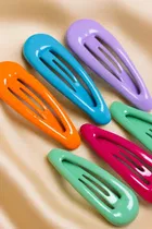 Kids Rainbow Snap Hair Clips 